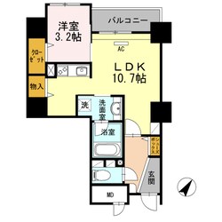 リーブル 博多駅前の物件間取画像